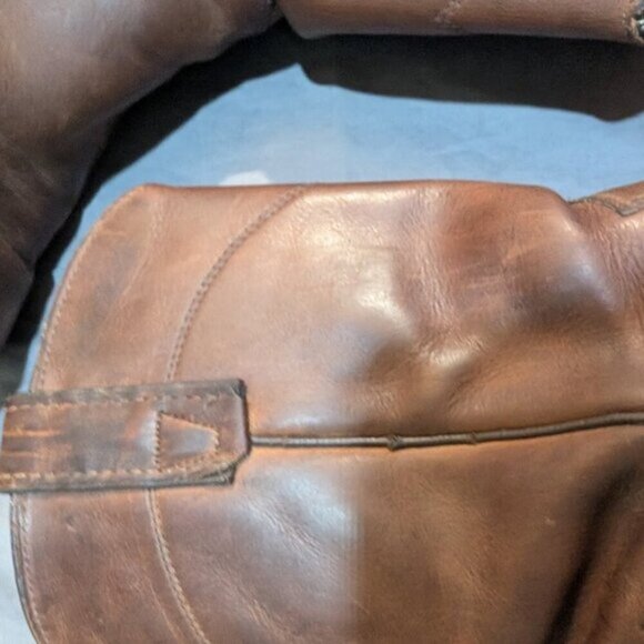 Mark's Outpost Brown Leather Women Cowboy Boots Size 5.5 - Picture 7 of 12